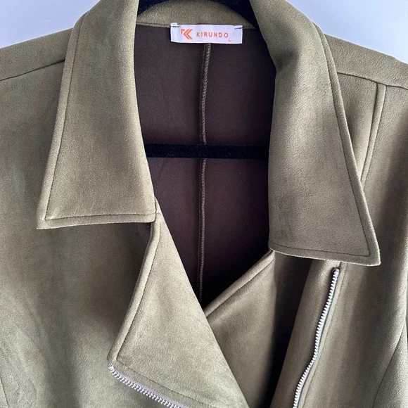 Vegan Suede Blazer - Picture 3 of 4